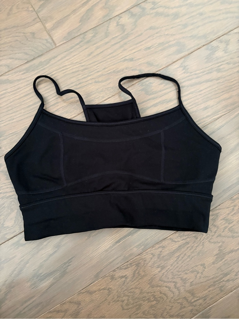 Everyday Black Seamless Sports Bralette